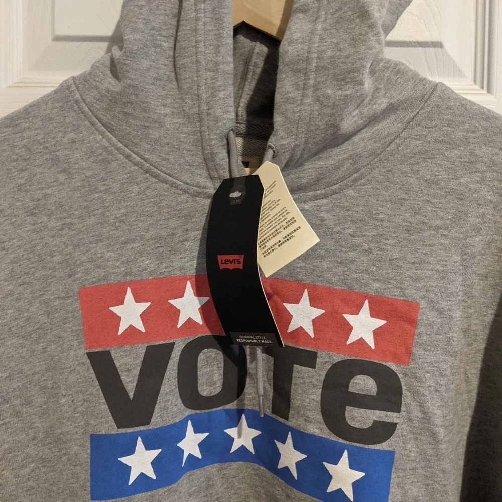 Levi's VOTE hoodie Men's Size XL limited style  